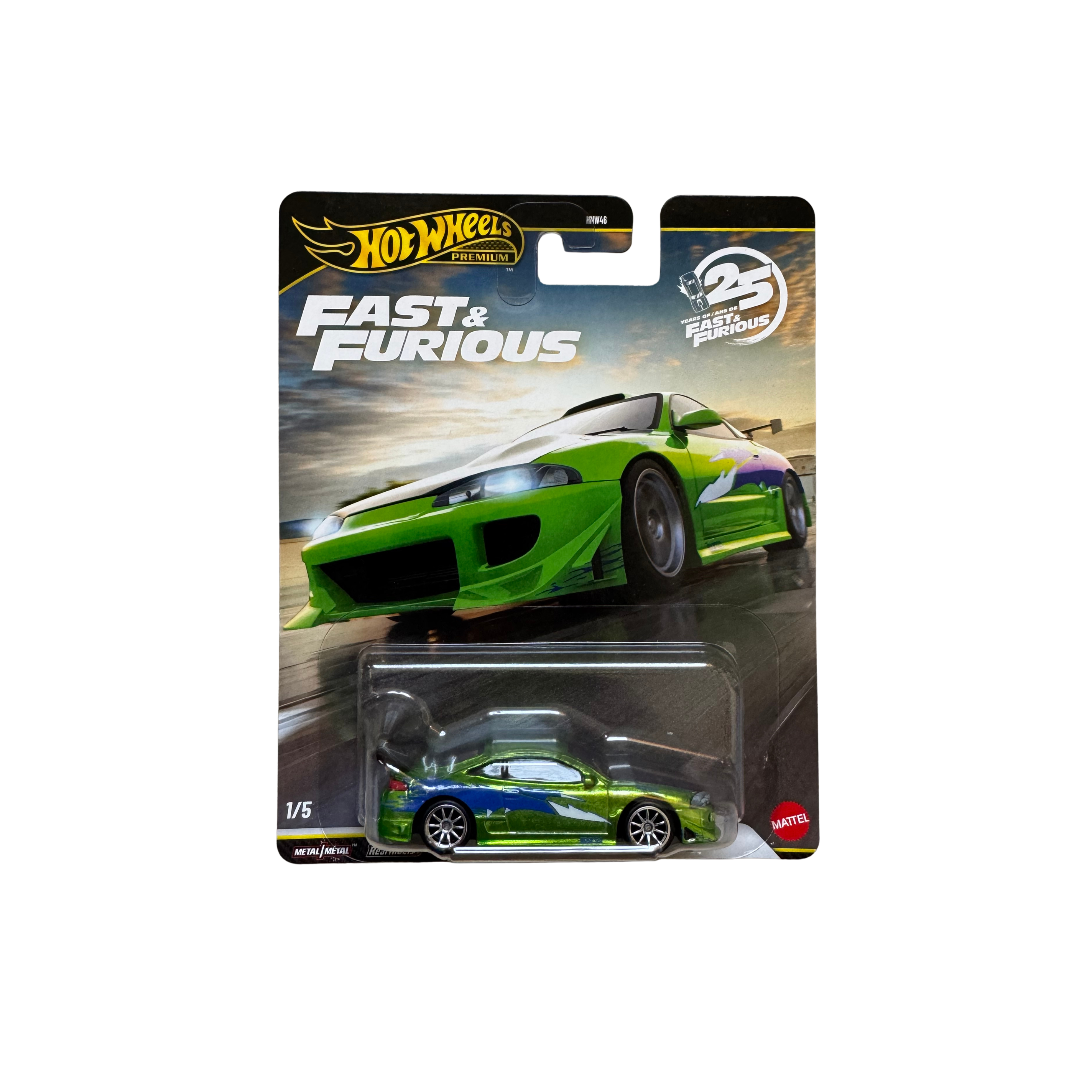 1995 MITSUBISHI ECLIPSE (CHASE) HOT WHEELS PREMIUM FAST & FURIOUS (IMPORTED)