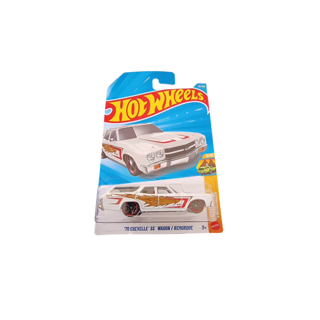 70 CHEVELLE SS WAGON / REMORQUE HOT WHEELS MAINLINE (IMPORTED)