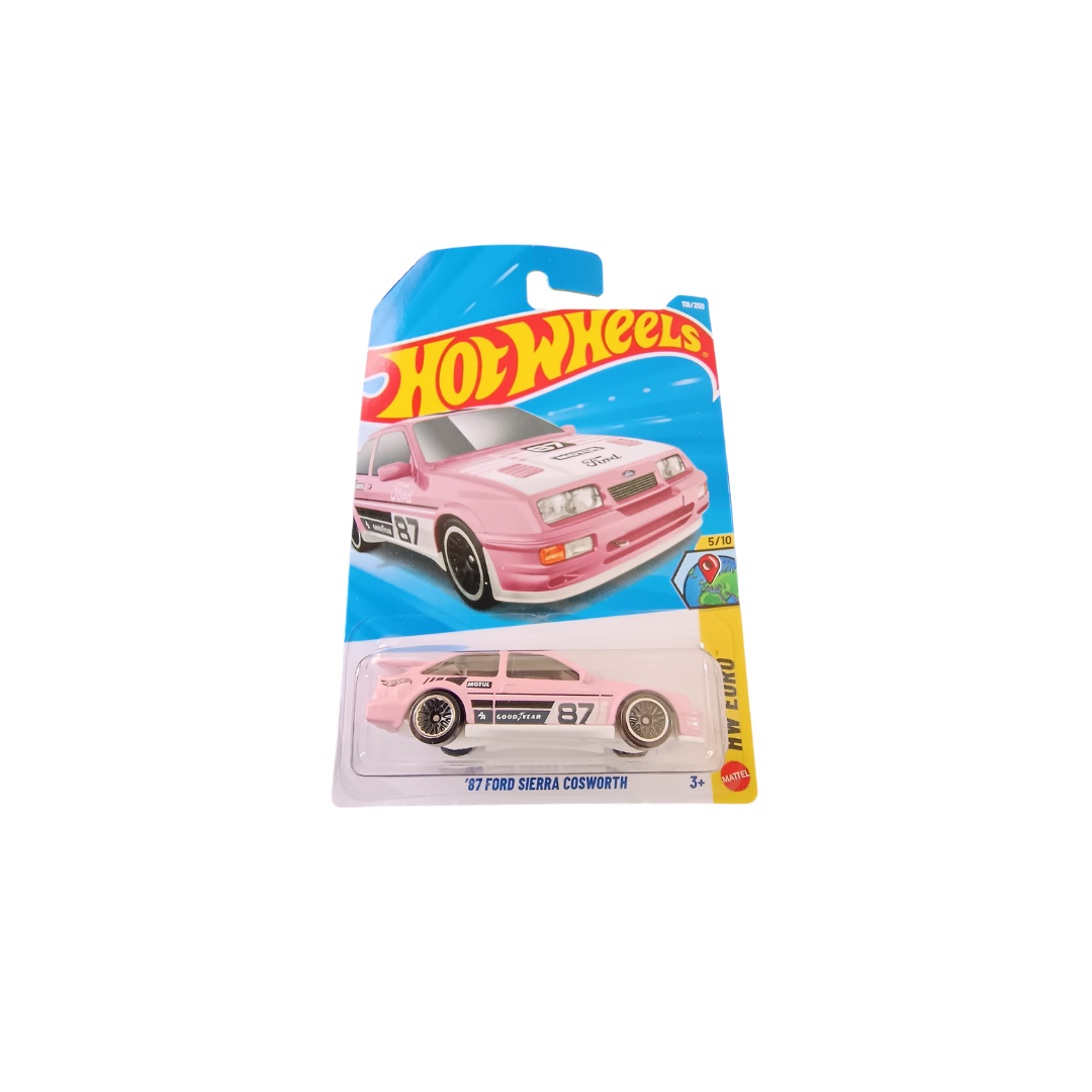 87 FORD SIERRA COSWORTH HOT WHEELS MAINLINE (IMPORTED)