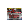 FERRARI 250 GTO AND FIAT 642 RN2 BARTOLETTI TRANSPORTER HOT WHEELS PREMIUM TEAM TRANSPORT (IMPORTED)