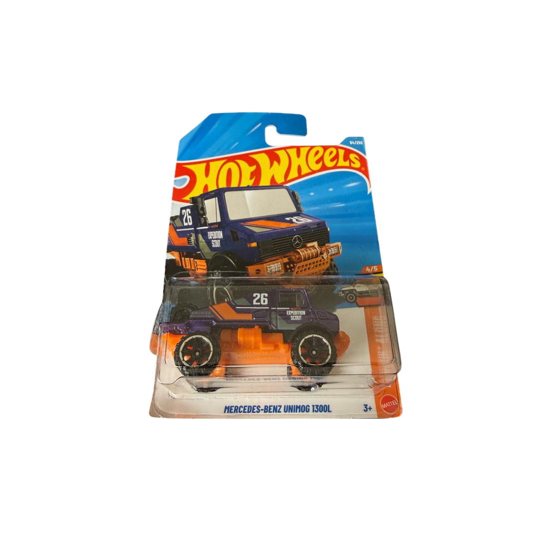 MERCEDES-BENZ UNIMOG 1300LHOT WHEELS MAINLINE 2026 CASE C (IMPORTED)