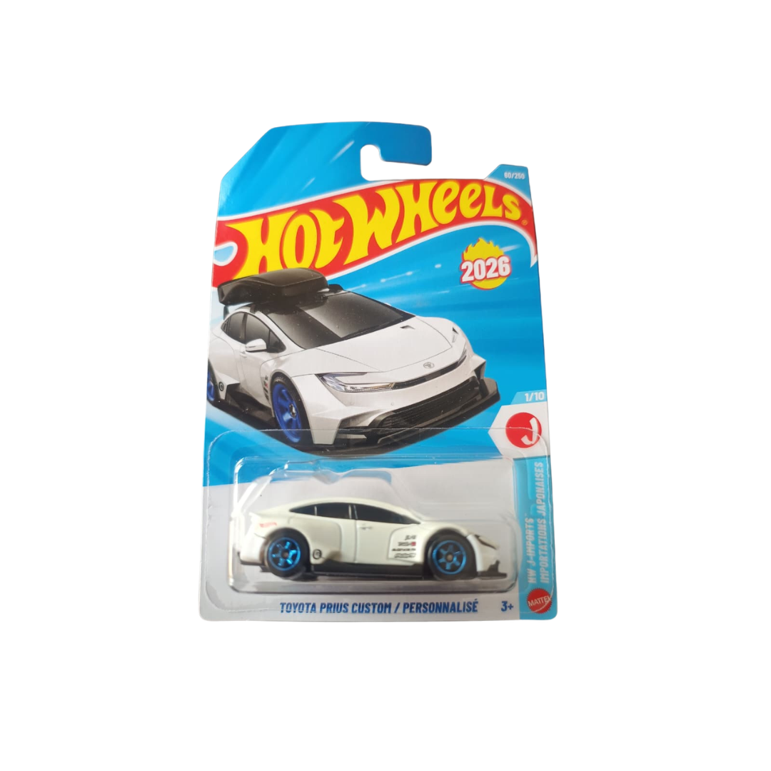 TOYOTA PRIUS CUSTOM / PERSONNALISE HOT WHEELS MAINLINE 2026 CASE E (IMPORTED)